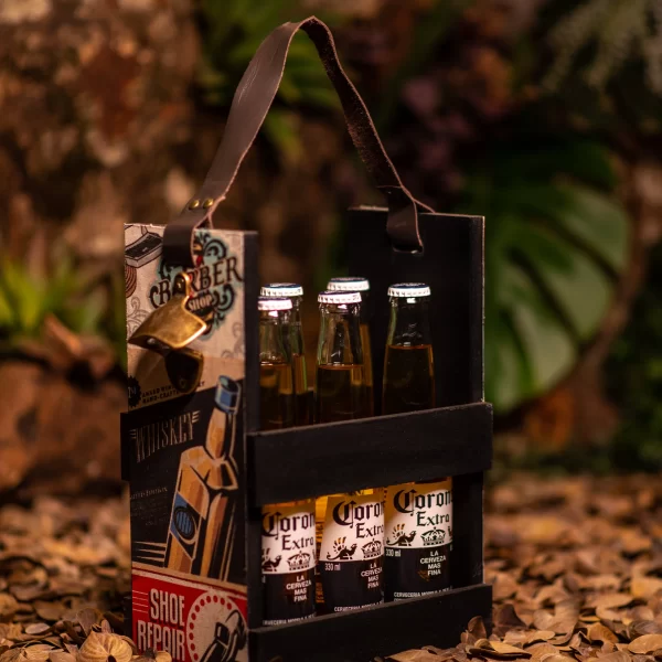 Kit com 6 cervejas Corona Extra Long Neck