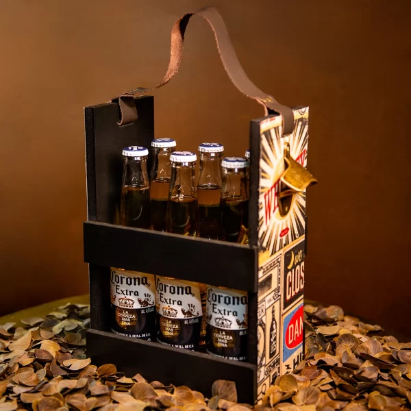 Kit com 6 cervejas Corona Extra Long Neck