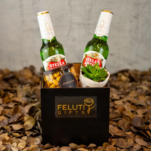 Kit para comemoração com duas cervejas