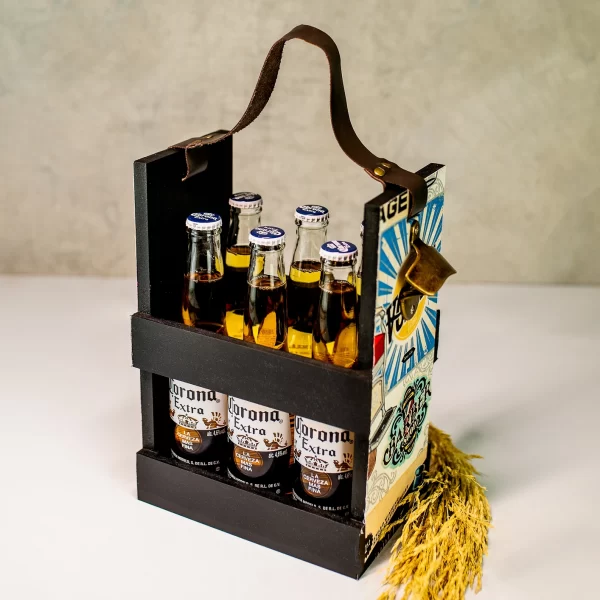 Kit com 6 cervejas Corona Extra Long Neck