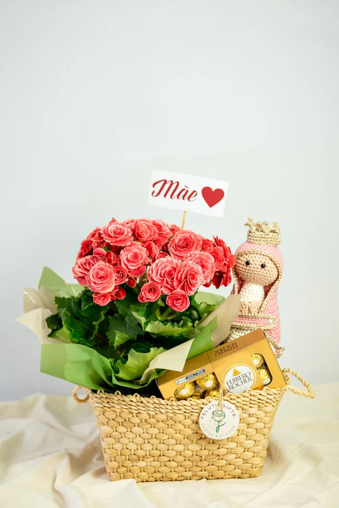 Cesta Nossa Senhora de Amigurumi