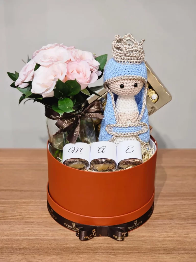 Box nossa senhora de Amigurumi